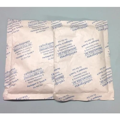 Image of celloexpress 50g Silica Gel Pouches Pack of 2 Total Weight 100g in Tyvek Fabric Sachets (50g, 2)