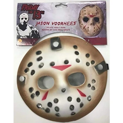 Image of Rubie&#039;s Official Jason Deluxe Eva Hockey Mask Fancy Dress
