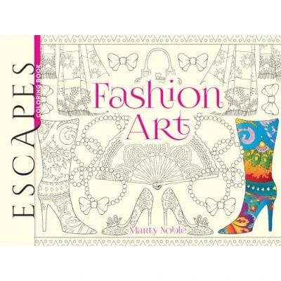 Image of ESCAPES Fashion Art Coloring Book (Dover Adult Books)