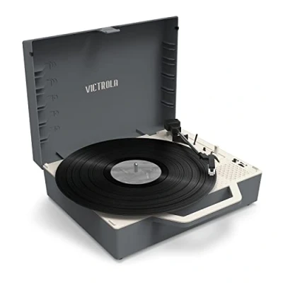 Image of Victrola Re Spin Vinyl Turntable Eco Design Granite