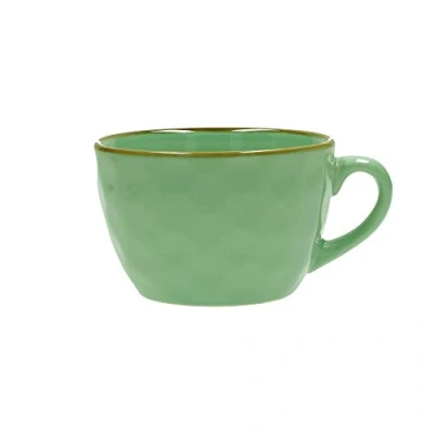 Image of Rose and Tulipani Concerto Breakfast Cup 420ml Tiffany Green