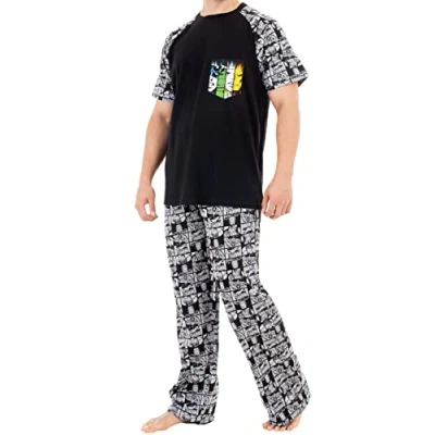 Image of Marvel Avengers Mens Pyjamas , Multicoloured, S
