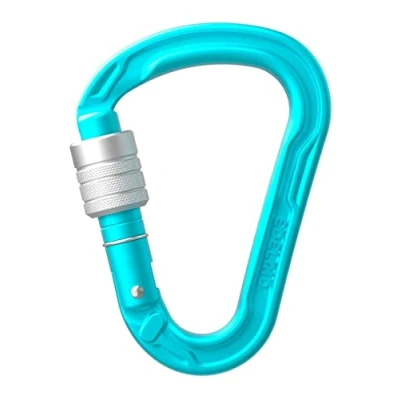 Image of EDELRID Unisex Adult HMS Strike Screw Carabiner, Icemint, One Size