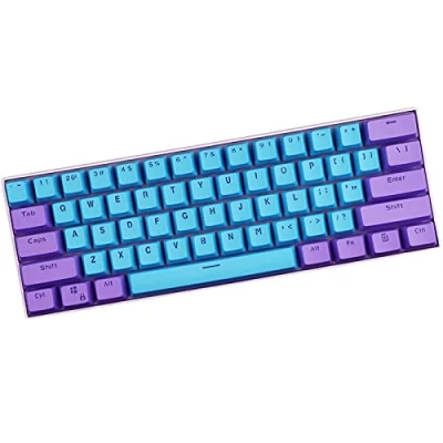 Image of Sunzit Keycaps, 61 Keycaps Backlight Two Color PBT OEM Profile for Cherry MX Switches RK61/ALT61/Annie/Mechanical keyboard Gaming keycaps（Only Sell Keycaps）