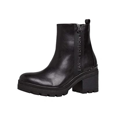 Image of Marco Tozzi Women&#039;s Damen Earth Edition 2 25877 25 Stiefelette Ankle Boot, Black Anthracitecomb, 4 UK