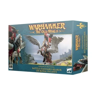 Image of Games Workshop Warhammer The Old World: Kingdom Of Bretonnia Battle Standard On Royal Pegasus