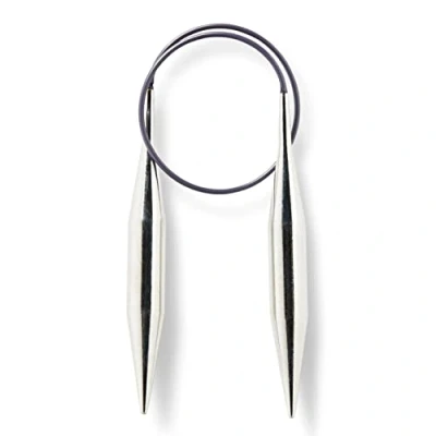 Image of Circular Knitting pins Brass 40 cm 12.00 mm Silver col