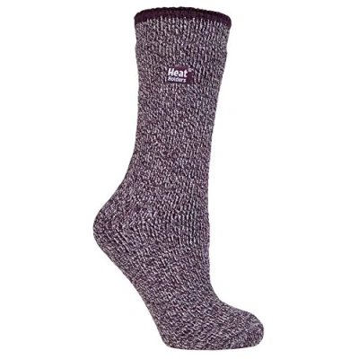 Image of HEAT HOLDERS Ladies Thick Reinforced 2.9 TOG Winter Warm Outdoor Merino Wool Thermal Socks (4 8 uk, Wine (Merino))