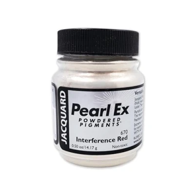 Image of Jacquard Pearl Ex Pigment .5 Oz Interference Red
