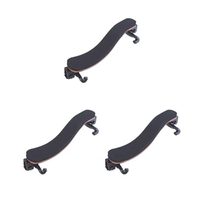 Image of 3 set Adjustable Brown Shoulder Rest Pad Fiddle Support Holder for 3/4 4/4 Violin