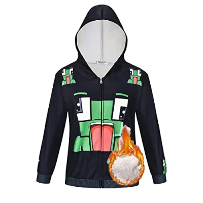 Image of Kids Boys Girls Logo Print Childs Pullover Off Hoodie with Pocket Long Sleeve Hoody T hirts (Black 3, 11 12 Years)