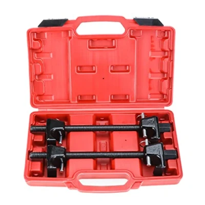 Image of FreeTec 2pc Coil Spring Compressor For MacPherson Struts Shock Absorber Car Garage Tool