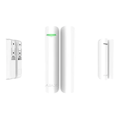 Image of AJAX DOORPROTECT PLUS WHITE detector for magnetic opening, slope and shock 38101