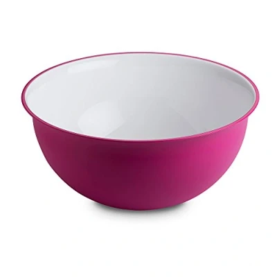 Image of Omada Design Bowl of 228,77 fl oz, Diameter 12,60 inch, White Inside and Colored Outside, in Polypropylene Antibacterial, Sanaliving Line