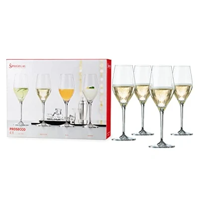 Image of Spiegelau Prosecco Glass 4 Piece Set