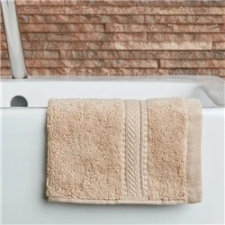 Image of Mitre Essentials Nova Face Cloth Beige (10 Pack)