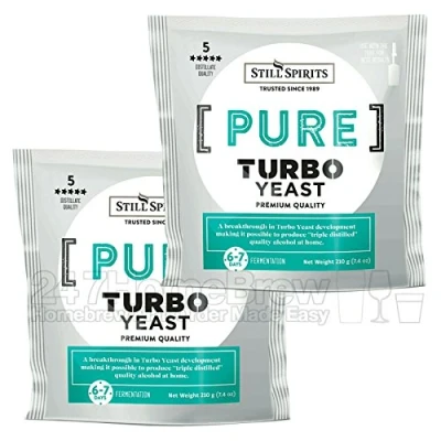 Image of 2X Still Spirits Pure Turbo Yeast 110g Triple Distilled Quality