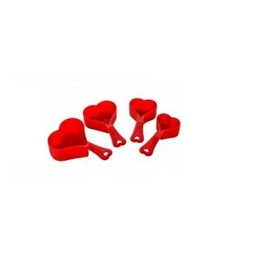 Image of Set of Heart Shaped Measuring Spoons