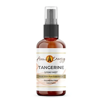 Image of Aroma Energy Tangerine Room Spray 100ml Pure Natural Essential Oil Fragrance Mist