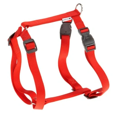 Image of Ferplast Dog Harness Large Size CHAMPION XXL, Adjustable in 3 Points, Easy to Wear, Chest 78 120 cm. Red
