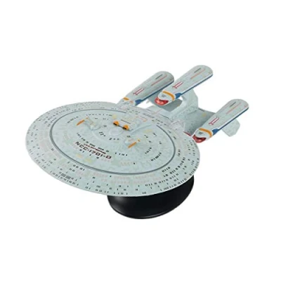 Image of Star Trek USS Enterprise NCC 1701 D Dreadnought (All Good Things) Ship Official Starships Collection by Eaglemoss Collections