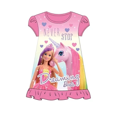 Image of Barbie Girls Nightie 7/8 Years Pink