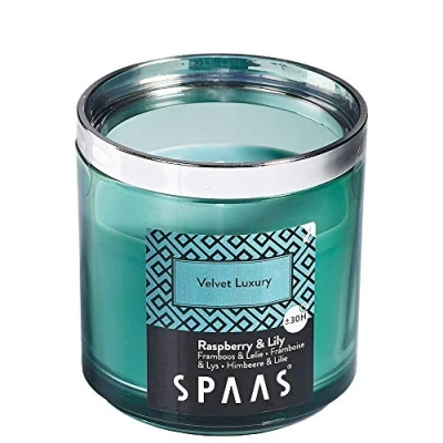 Image of Spaas Scented Candle in Modular Glass, ± 30 Hours, Velvet Luxury