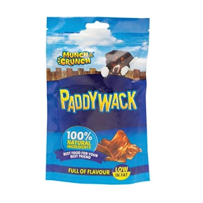 Image of Munch &amp; Crunch Paddywack Beef Snack / Dog Treats 100g