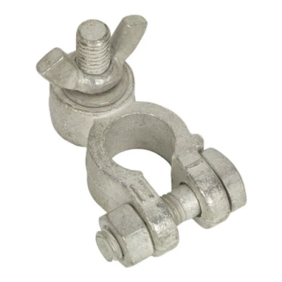 Image of Sealey Battery Terminal Post with Washer &amp; Wing Nut 24V Negative Pack of 5