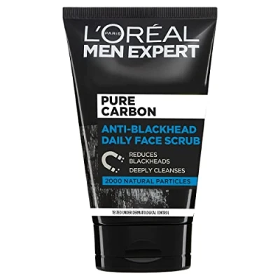 Image of L&#039;Oreal Paris Men Expert Anti Blackhead Daily Face Scrub, 100ml