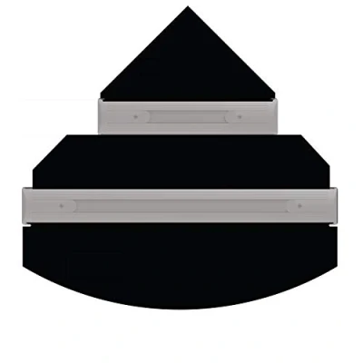 Image of iQuatics Universal/Juwel Compatible Replacement Flap Set without Skimmer/Feeder Holes, Trigon 350