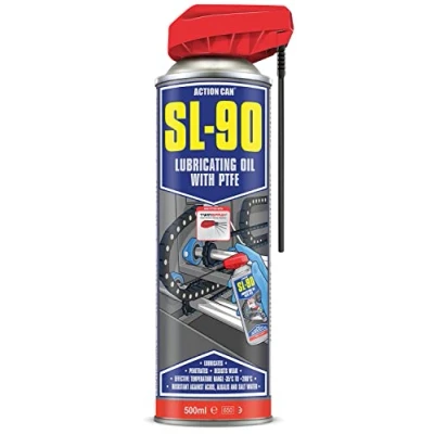 Image of Action Can Lubricant Oil With PTFE SL 90 Lubricating TwinSpray 500ml