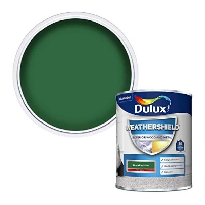 Image of Dulux Weather Shield Exterior High Gloss Paint, 750 ml Buckingham