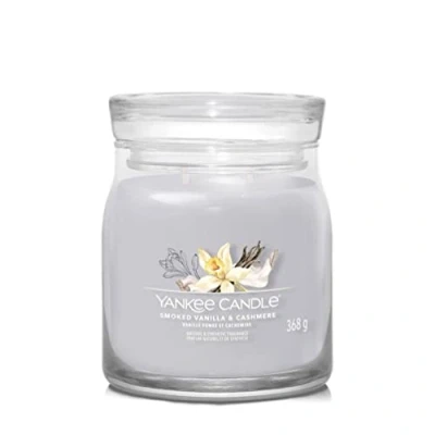 Image of Yankee Candle Smoked Vanilla &amp; Cashmere Medium Jar