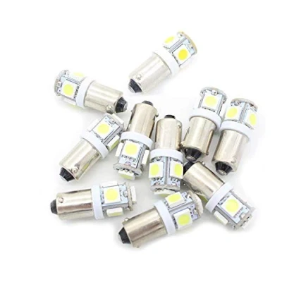 Image of BOOMBOOST 10 pcs 5SMD 5050 LED T11 BA9S White T4W 182 1445 H6W 53 Car Wedge Light Indicators Bulb Lamp