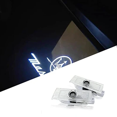 Image of 2Pcs Car Door Light LED Welcome Projector Shadow Lights Puddle lamp Ghost for Levante 2014 present