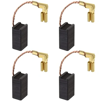 Image of 2 Pairs Carbon Brushes with Spring Connector Multifunctional Sanding Machine Motor Replacement Part Compatible Dewalt DWE315 DWE314 Power Tool Accessories
