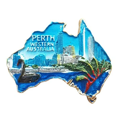 Image of 3D Perth Australia Refrigerator Magnet Travel Sticker Souvenirs Home &amp; Kitchen Decoration Fridge from China