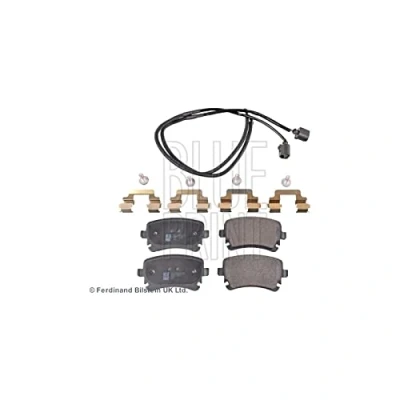 Image of 3D0698451, 3D0698451A Brake pad set BLUE PRINT ADV184263 VOLKSWAGEN: Phaeton