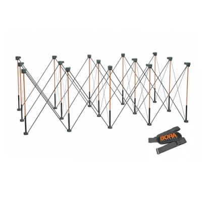 Image of BORA Centipede Tall 4ft x 8ft 36in 15 Strut Portable Work Stand, Includes Carry Strap, CT15