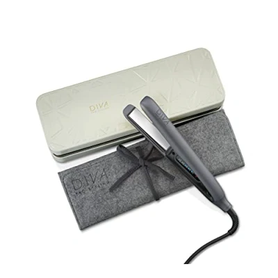 Image of Straighteners By Diva Professional Styling Precious Metals Touch Straightener Titanium, 4.74kg, PRO202