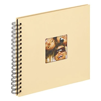 Image of walther Design Photo Album Cream 26 x 25 cm Spiral with Punched Cover, Fun SA 108 H