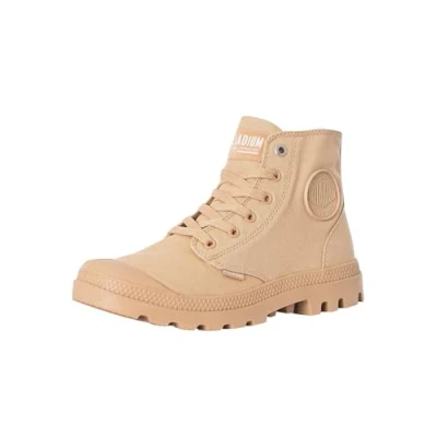 Image of Palladium Monochrome women&#039;s Boots in Brown