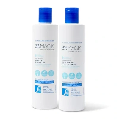 Image of Sea Magik Natural Shampoo and Conditioner Set Infused with Dead Salt Salicylic Acid, Allergen Free Spa Fragrance, Great for Dry or Sensitive Scalps, Vegan, Cruelty (2 x 300ml)…