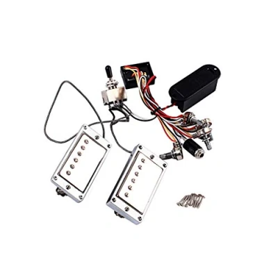 Image of Alnicov 1 Set Active LP Guitar Pickup Humbucker with Electronic Circuit Battery Box