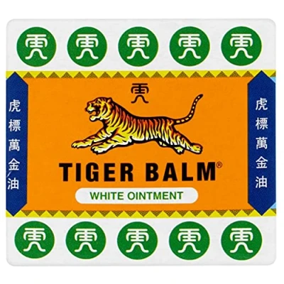 Image of Tiger Balm White Ointment 19 g for The Treatment of Tension Headaches and Temporary Relief Muscular Aches Pains