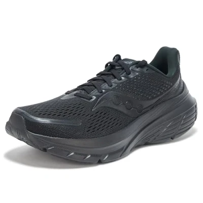 Image of Saucony Guide 17 Men&#039;s Black Running Shoes Size 8 Lightweight, Supportive &amp; Breathable Design