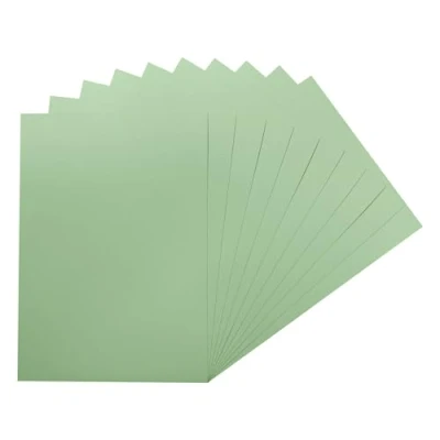 Image of Pack of 50 A5 Pastel Green Coloured Card 160gsm Sheets