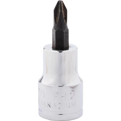 Image of Yamoto No.2 Phillips Screwdriver Bit 3/8&quot; Square Drive
