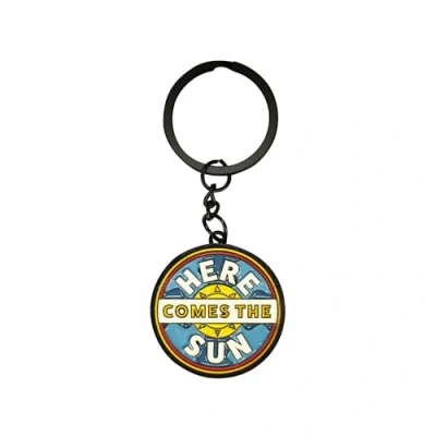 Image of Half Moon Bay The Beatles Keyring Here Comes Sun Keychain One Size